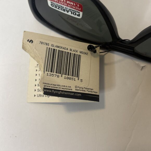 Flying Fisherman Polarized Sunglasses 7817BS ISLAMORADA Black Smoke Lenses - Picture 16 of 16